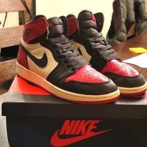 Jordan 1 retro high bred toe GS
